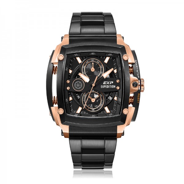 Expedition 3008 Rosegold Black Steel New GCBGRBA